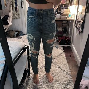 American Eagle long high rise jeans